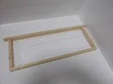 Rámek 42x17, drátkovaný nerez drátkem, mezerníky