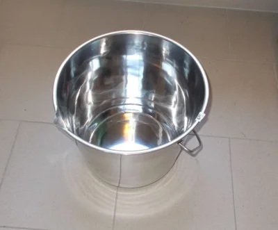 Vědro nerez s výlevkou 15 l