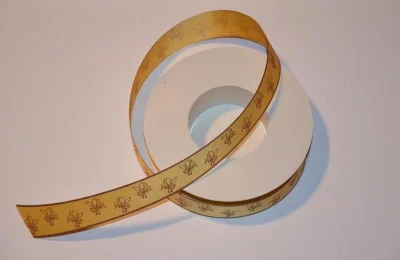 Stuha dekorační se včelkama 25 m x 25 mm
