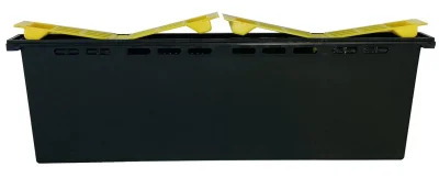 Krmítko 1-rám.plast.-černé 39x12