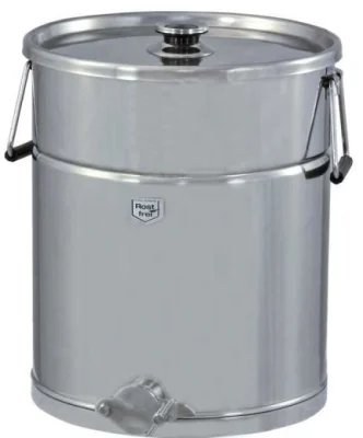Stáčecí nádoba, 50 kg nerez uzávěr