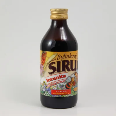 Bylinkový sirup - Imunita ( s medem,vit.C,325g)