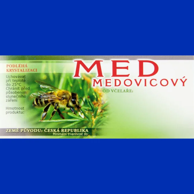 Fotografie 1 z 1: Etiketa MED- medovicový