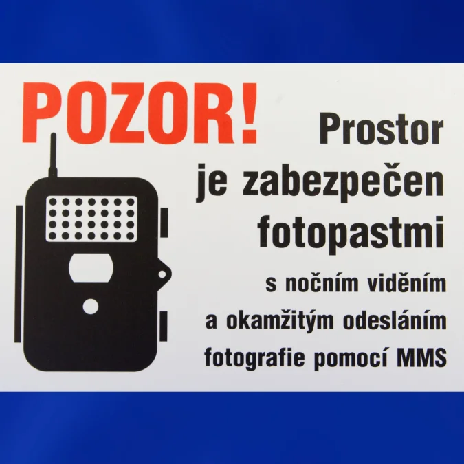 Fotografie 1 z 1: Tabulka výstažná - FOTOPAST