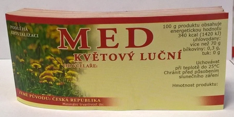Fotografie 1 z 1: Etiketa MED - Květový luční
