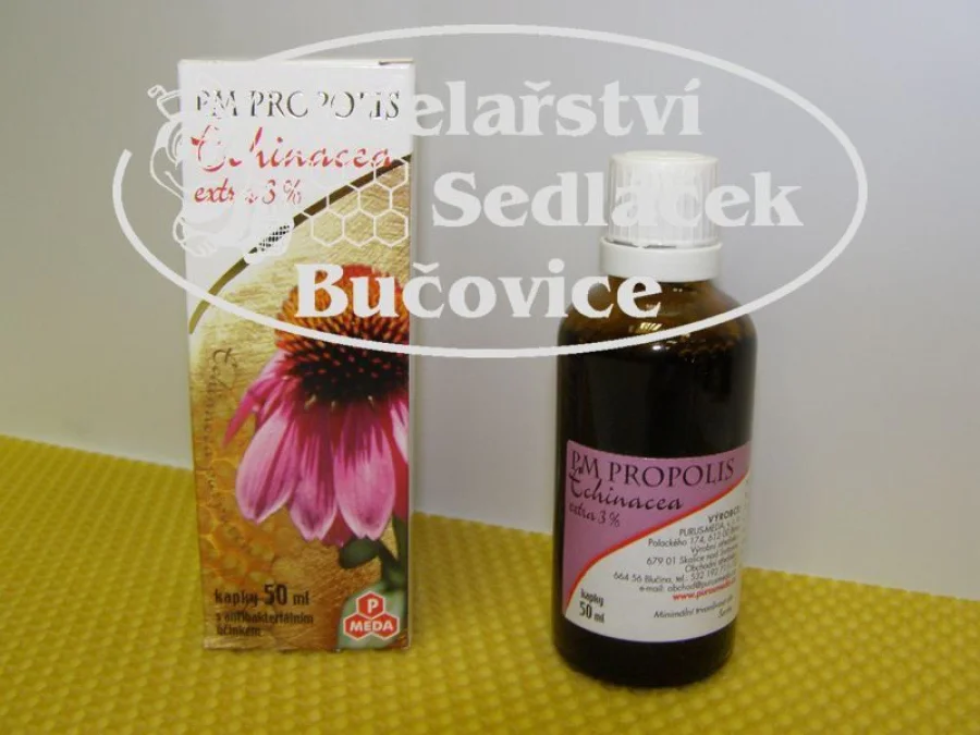 Fotografie 1 z 1: PM Propolis ECHINACEA extra 3% kapky 50 ml