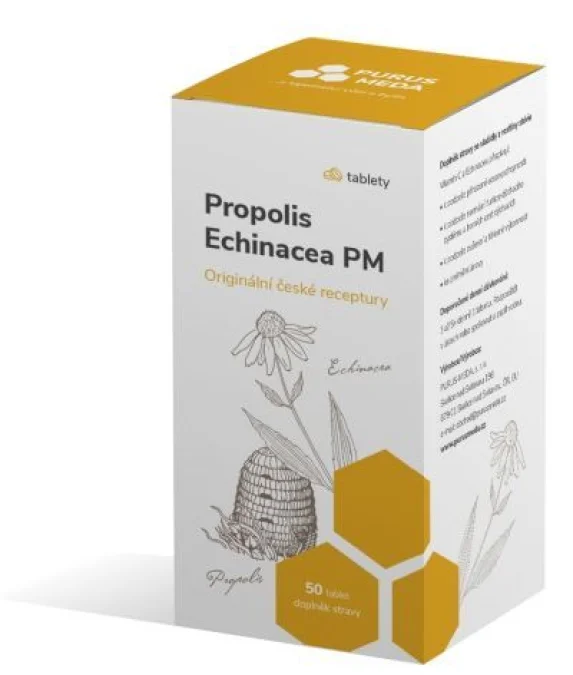 Fotografie 1 z 2: PM Propolis ECHINACEA 50tbl