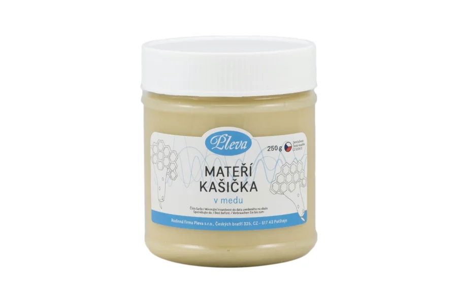 Fotografie 1 z 2: Mateří kašička v medu 250g